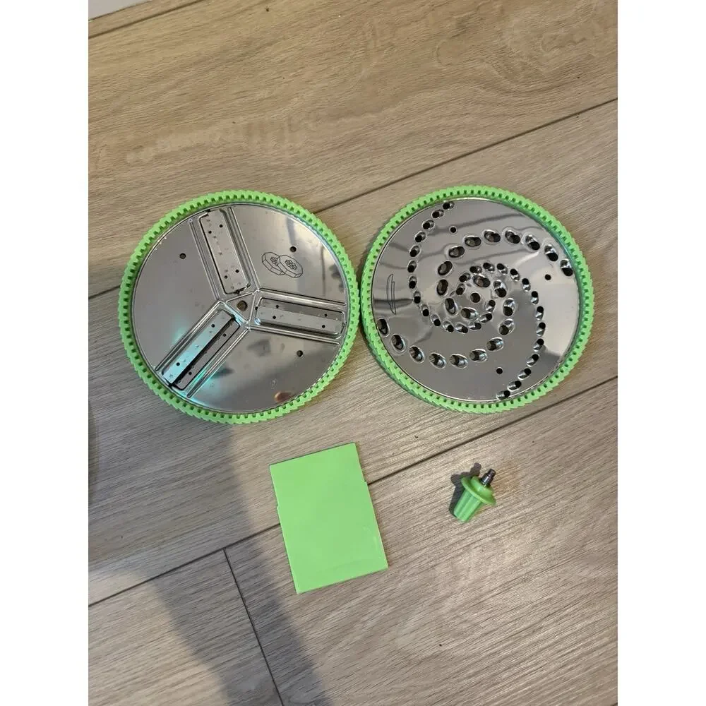 Kuhn Rikon Swiss Pull Chop Manual Food Chopper Hand Operated Lime